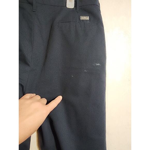 UniFirst SofTwill Work Pants Navy 38x33 Pleated Front Pockets Lightweight - Picture 9 of 9